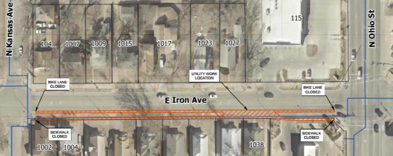 WATER SERVICE REPLACEMENT EAST IRON AVE BETWEEN  KANSAS AVE. AND OHIO ST. - News Image